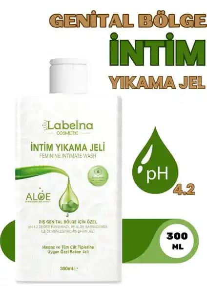 Labelna Kozmetik Vücut Bakım Jeli Hassas Bölgeler İçin Güvenilir ve Ferahlatıcı 300 ml