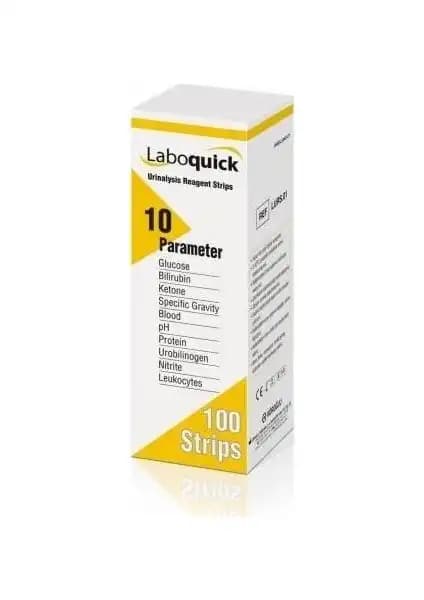 Laboquick İdrar Analiz Stribi: 10 Parametreli Hızlı ve Güvenilir Test Çubuğu