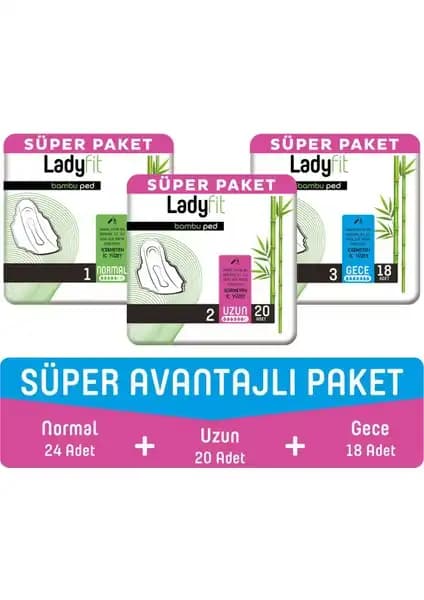 Ladyfit Bambu Ped: Ekonomik, Doğal ve Çevre Dostu Kadın Pedi Seçenekleri