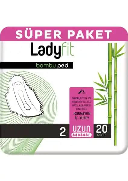 Ladyfit Bambu Ped Süper Uzun: Günlük Kullanım İçin Konfor ve Güvenlik Sağlayan Doğal Ped