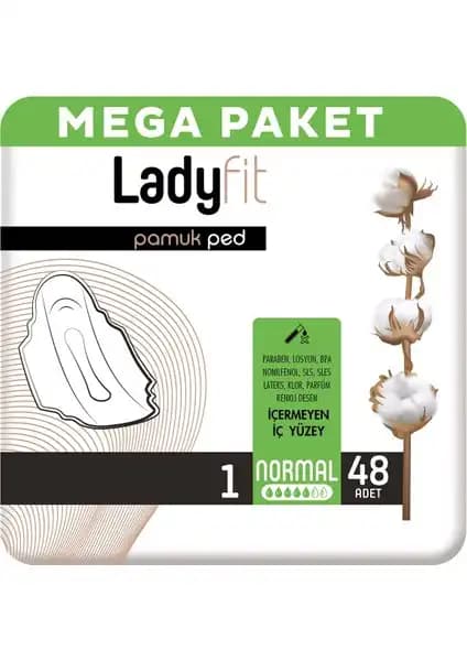 Ladyfit Pamuk Ped Mega Normal: Yüksek Kalite ve Güvenilirlik Sunan Günlük Hijyen Ürünü