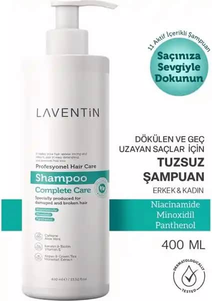 Laventin 11 Aktif İçerikli Şampuan Saç Dökülmesine Karşı Güçlendirici ve Sağlıklı Uzama Destekli