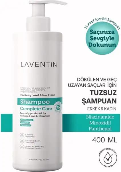 Laventin 11 Aktif İçerikli Şampuan Saç Dökülmesine Karşı Güçlendirici ve Sağlıklı Uzama Destekli