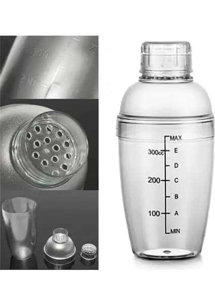 Leva House Polikarbon 350ML Şeffaf Kokteyl Shaker Karıştırıcı Ürün Özellikleri ve Kullanım Alanları