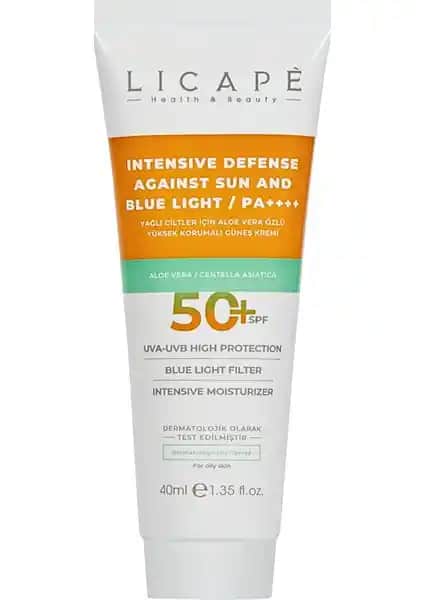 Licape Aloe Vera Özlü Yüksek Koruma Güneş Kremi Yağlı ve Sivilceli Ciltler İçin Uygun