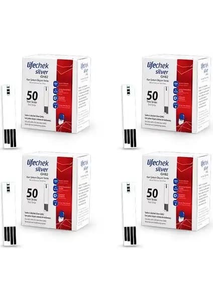 Lifechek Silver GH82 Kan Ölçüm Şeritleri ile Güvenilir Diyabet Takibi ve Kolay Kullanım
