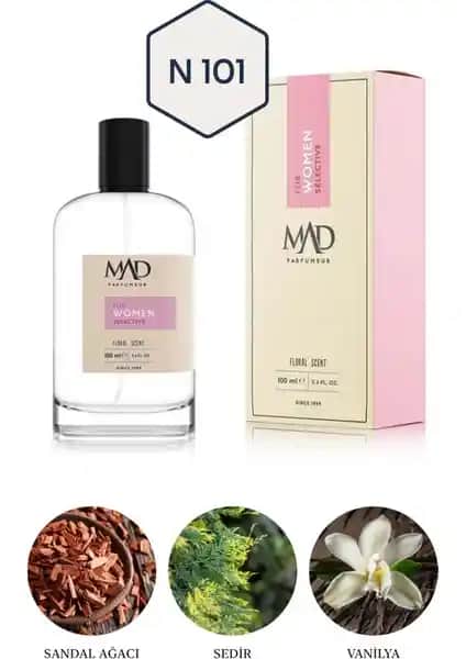 Mad N101 Selective Kadın Parfümü Zarif ve Kalıcı Çiçeksi Koku Özellikleri