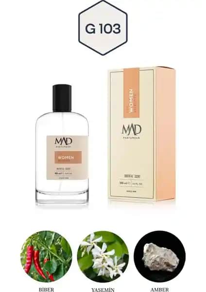 Mad Parfüm Mad G103 Selective Kadınlar İçin Oryantal ve Kalıcı Parfüm 100 ml