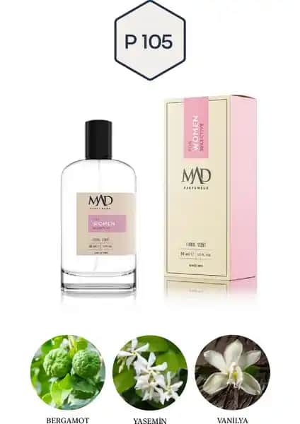 Mad Parfüm Mad P105 Selective Kadınlar İçin Hafif ve Kalıcı Çiçeksi Parfüm 50 ml