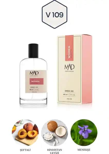 Mad Parfüm Mad V109 Selective Kadınlar İçin Zarif ve Kalıcı Aromatik Parfüm