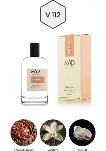 Mad Parfüm Mad V112 Selective Kadınlar İçin 50 ml Lüks Oryantal Vanilya Kokusu