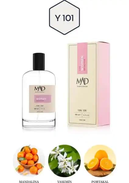 Mad Parfüm Mad Y101 Selective Kadınlar İçin Zarif ve Kalıcı Çiçeksi ve Narenciye Kokusu