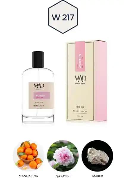 Mad Parfüm W217 Seçici Kadınlar İçin Hafif ve Çiçeksi Eau de Parfum 100 ml