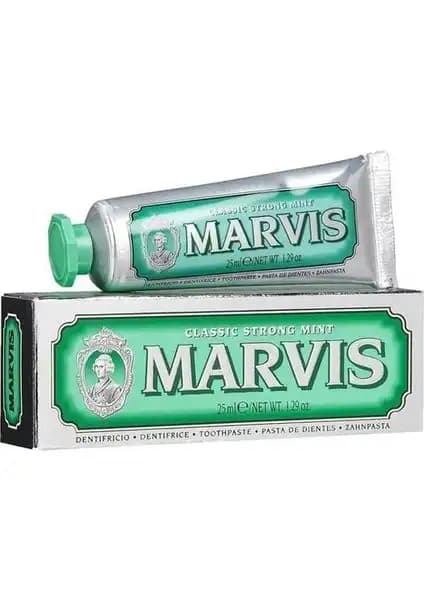 Marvis Classic Strong Mint Diş Macunu: Uzun Süreli Ferahlatıcı ve Güçlü Temizlik Sağlar