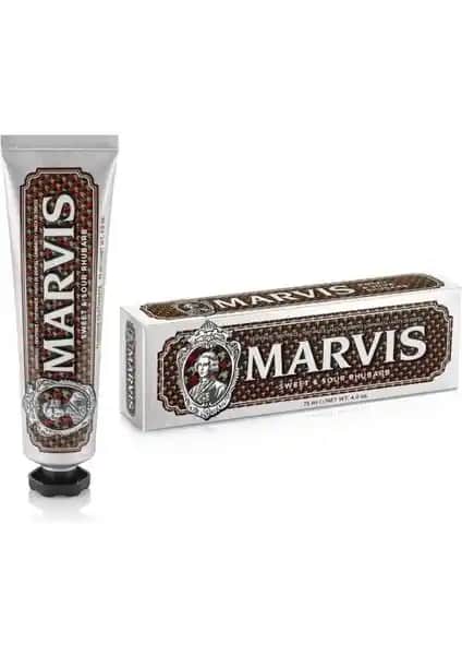 Marvis Sweet&Sour Rhubarb Mint Diş Macunu: Doğal İçerik ve Benzersiz Tatlarla Güçlü Ağız Bakımı