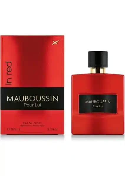 Mauboussin Pour Lui In Red Erkekler İçin Odunsu ve Çiçeksi Modern Parfüm 100 ml