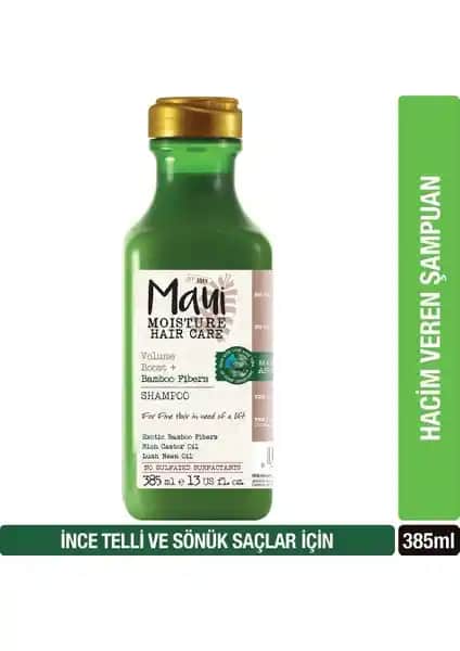 Maui Bamboo Fibers Şampuanı İnce Telli Saçlar İçin Doğal Hacim ve Dolgunluk Sağlar