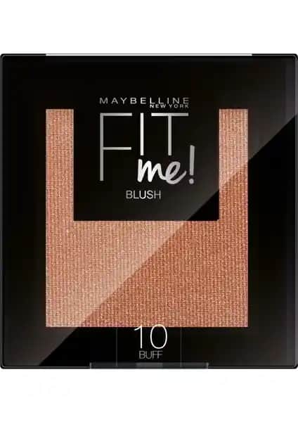 Maybelline Fit Me Blush Buff 10 Doğal Görünüm ve Uzun Süre Dayanıklılık Sağlayan Allık