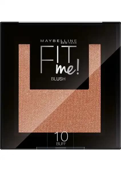 Maybelline Fit Me Blush Buff 10 Doğal Görünüm ve Uzun Süre Dayanıklılık Sağlayan Allık