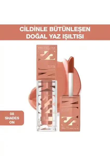 Maybelline New York Sunkisser Likit Allık 08 Shades On Doğal ve Kalıcı Yaz Makyajı İçin
