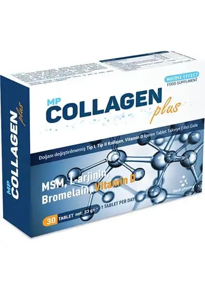 Medipharma Mp Collagen Plus Tip 1 Tip 2: Cilt ve Eklem Sağlığını Destekleyen Takviye