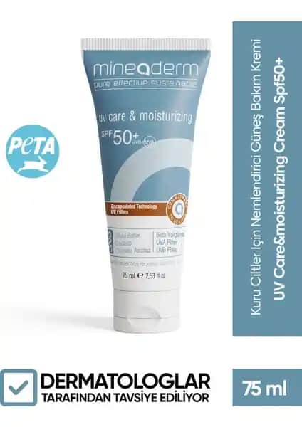 Mineaderm UV Care Nemlendirici SPF50+ Güneş Koruyucu Krem Günlük Kullanım İçin