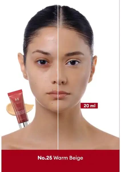 MISSHA M Perfect Cover BB Cream Ex SPF42/PA+++ No.25: Yüksek Kapatıcılık ve Doğal Görünüm Sağlayan Çok Fonksiyonlu BB Kremi