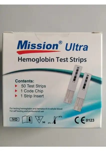 Mission Acon Mission Ultra Hemoglobin ve Hematokrit Ölçüm Stribi: Hızlı ve Güvenilir Kan Analizi Çözümü