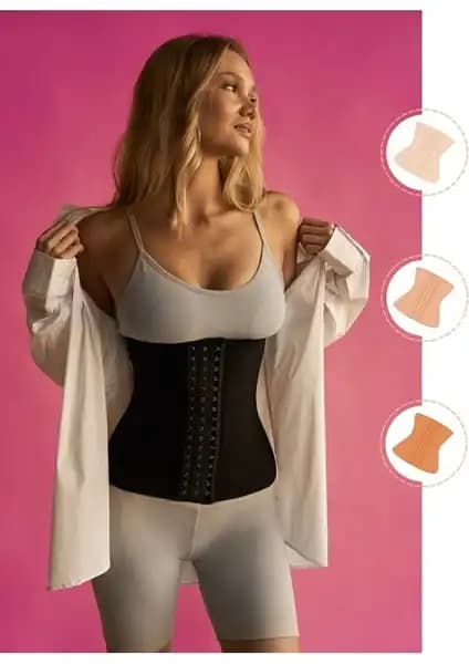 Mistirik Doğum Sonrası Askısız Latex Bel Eğitmeni: Şekillendirici ve Konforlu Korse