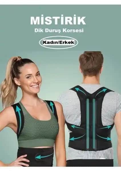 Mistirik Myxis Balenli Dik Duruş Korsesi ile Doğru Postür ve Omurga Sağlığını Koruyun