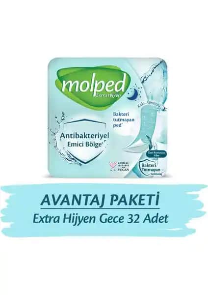 Molped Extra Hijyen Gece Avantaj Paketi ile Günlük Rahatlık ve Güvenlik Sunar