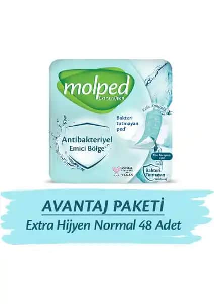Molped Extra Hijyen Normal Avantaj Paketi: Günlük Kullanım İçin Güvenilir ve Konforlu Ped Çözümü