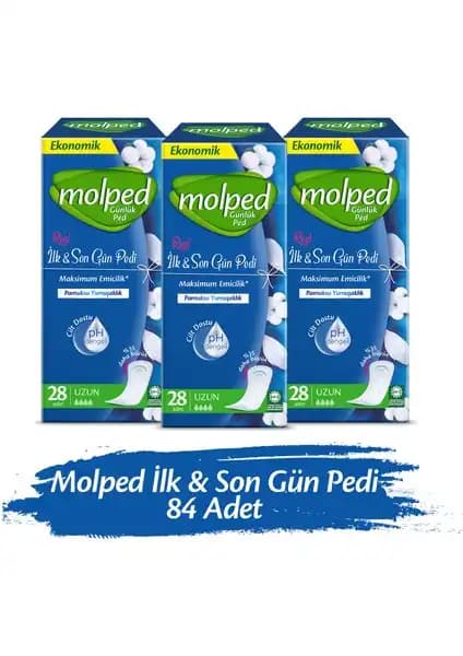 Molped İlk&Son Gün Pedi: Günlük kullanımda maksimum konfor ve güvenlik sağlayan kadın pedi