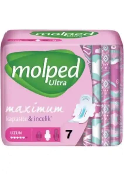 Molped Maksimum Uzun 7'li Hijyenik Ped: Güvenli ve Konforlu Kullanım İçin Ideal Seçenek