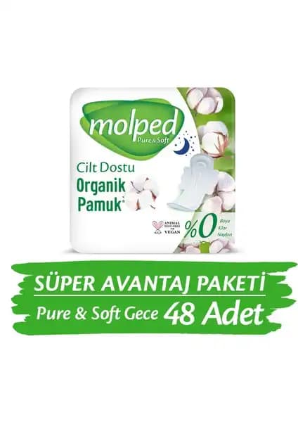 Molped Pure&Soft Gece Pedleri: Yüksek Konfor ve Güvenlik Sağlayan Hijyenik Çözüm