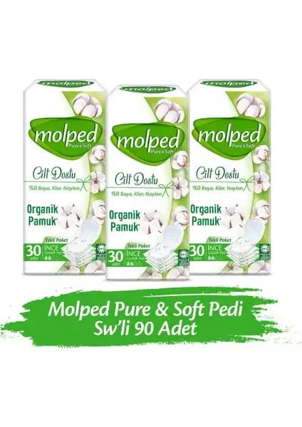 Molped Pure&Soft Günlük Ped: Doğal İçeriği ve Konforuyla Günlük Hijyen Çözümü