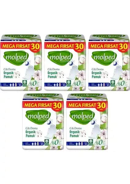 Molped Pure Soft Mega Fırsat Gece Ultra 30'lu Paketler Yüksek Konfor ve Güvenlik Sağlar