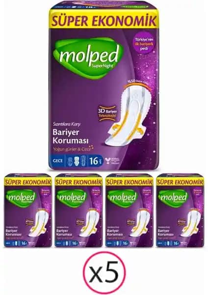 Molped Süpernight Gece Hijyenik Ped: Güvenilir Koruma ve Konfor Sunan Ürün Özellikleri