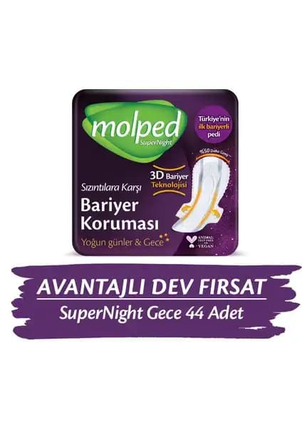 Molped Supernight Gece Pedi: Maksimum Koruma ve Konfor Sağlayan Teknolojik Ürün