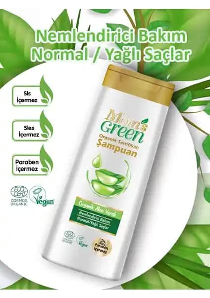 Mom's Green Organik Aloe Vera Şampuanı: Doğal ve Güvenli Saç Bakım Ürünü Özellikleri ve Faydaları