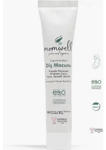 Momwell Organik Florürsüz Diş Macunu: Doğal ve Güvenli Ağız Bakımında Yeni Bir Dönem