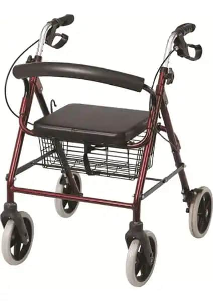 Mor Medikal Ekonomik Tekerlekli Yürüteç Günlük Hayatta Güven ve Konfor Sağlar