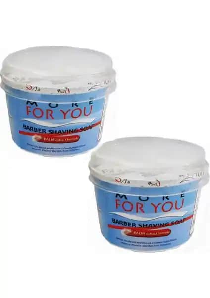 More For You Berber 2'li Traş Sabunu: Sakalları Yumuşatan ve Konforlu Tıraş Deneyimi