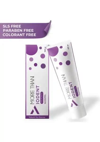 More Than Iodent Diş Macunu 100 ml: Hassas Dişler İçin Güçlü ve Doğal Ağız Bakımı Çözümü