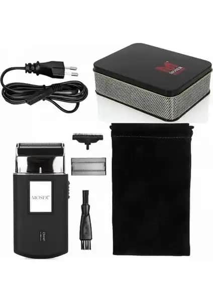 Moser 3615-0051 Seyahat Tıraş Makinesi: Hafif ve Uzun Ömürlü Kablosuz Kullanım