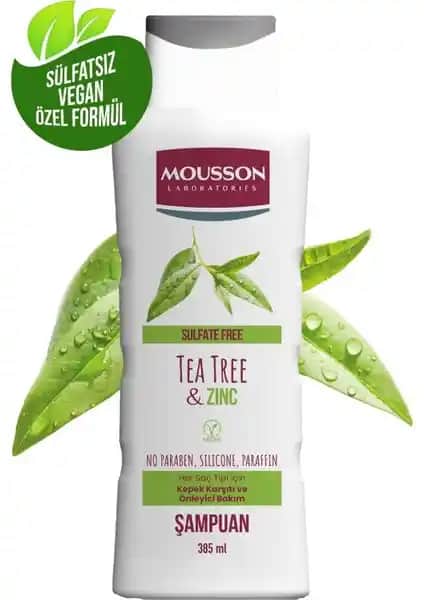 Mous Çinko ve Çay Ağacı Kepek ve Saç Bakım Şampuanı: Doğal ve Etkili Saç Temizliği Çözümü