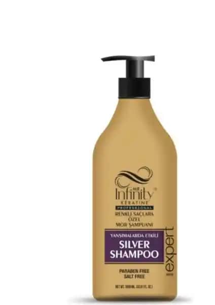 Mr. İnfinity Silver Mor Şampuan ile Sarı Yansımaları Nötralize Edin ve Parlak Saçlara Kavuşun