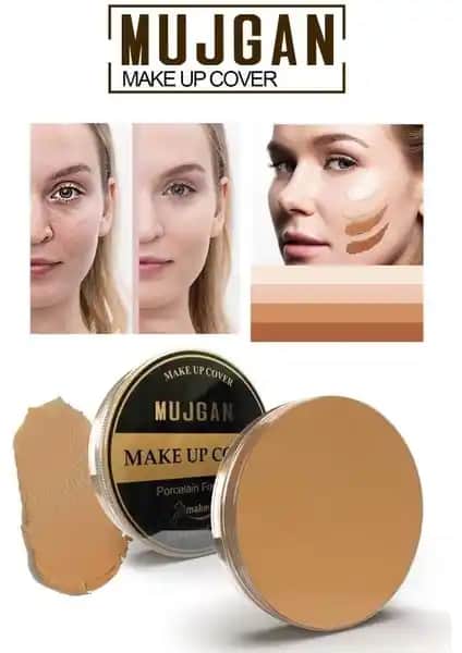 MUJGAN Make Up Cover Porselen Fondöten Kapatıcı: Doğal ve Profesyonel Makyaj İçin Uygun