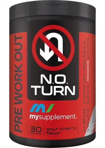 MySupplement N.O.Turn Preworkout Vişne ile Performansı Artıran Güçlü Antrenman Desteği
