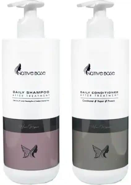 Native Base Şampuan ve Saç Kremi: Günlük Kullanım İçin Doğal ve Güçlendirici Saç Bakım Seti